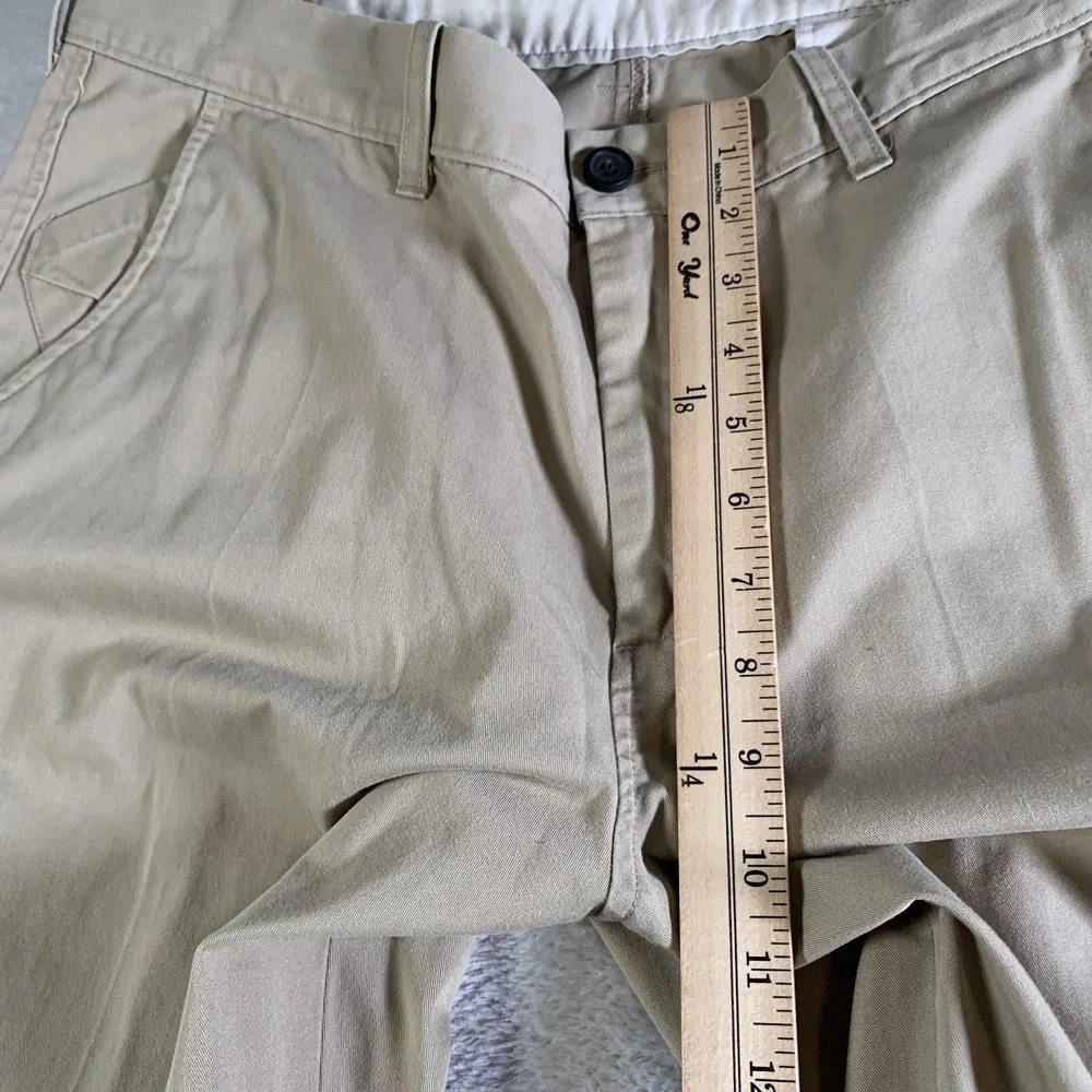 Life Khaki Pants Mens 36x30 Beige Chino Straight Canvas Casual Workwear Business